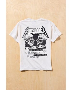 Urban Outfitters Metallica Vintage Tour Graphic Tee - White