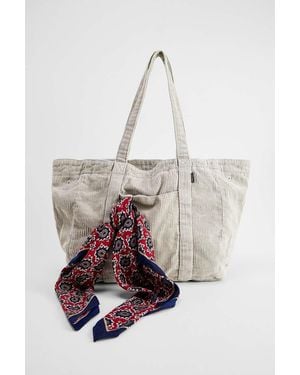 BDG Cord Carryall Tote Bag With Scarf - Multicolour