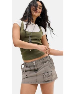BDG Erin Utility Mini Skirt - Multicolour