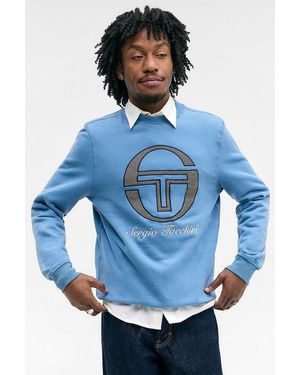 Serge Denimes Sergio Tacchini Coronet Blue Crewneck Sweatshirt