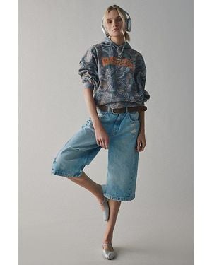 BDG Mega Mid-Rise Baggy Jort - Blue