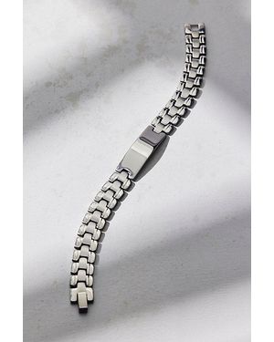 Urban Outfitters Liam Chunky Id Bracelet - Grey