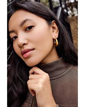 Urban Outfitters Uo Taper Mini Hoop Earrings - Natural