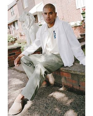 Urban Outfitters Uo The Baggy Dress Shirt - Gray