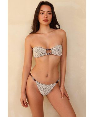 Ris-K Aftersun Bandeau Bikini Top - Brown
