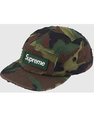 Supreme Layered Camo Camp Cap - Green