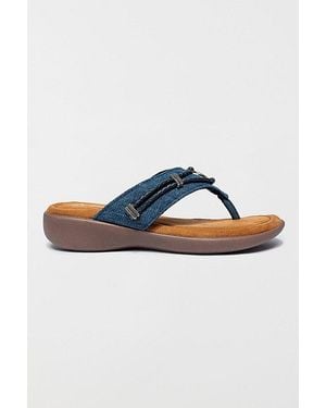 Minnetonka Silverthorne 360 Thong Sandals - Blue
