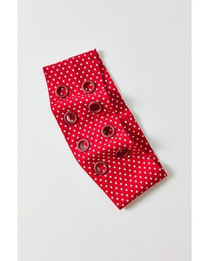 Urban Outfitters Grommet Soft And Stretchy Wide Headband - Red