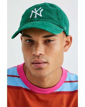 '47 Uo Exclusive Mlb New York Yankees Cord Cleanup Baseball Hat In Green,at Urban Outfitters