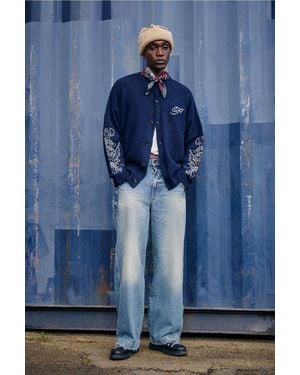 Ed Hardy Uo Exclusive Navy Cardigan - Blue