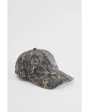 Urban Outfitters Uo Camo Cap - Grey