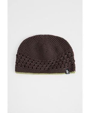 Ayker Knit Skull Beanie - Brown