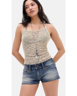 BDG Piper Mini Shorts - Blue