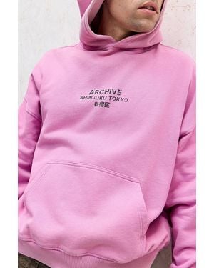 Urban Outfitters Uo Pink Archive Ombre Hoodie