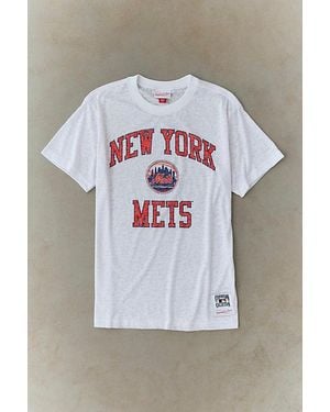 Mitchell & Ness Mlb All-Star Graphic Burnout Tee - Gray