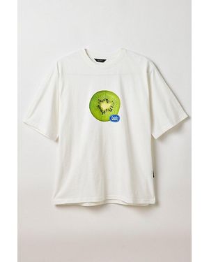 Tee Library Kiwi Graphic Boxy Fit Tee - White