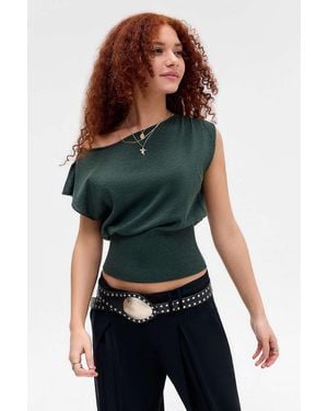 Urban Outfitters Uo Bailey Top - Blue