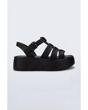 Melissa Up Jelly Platform Fisherman Sandal - Black