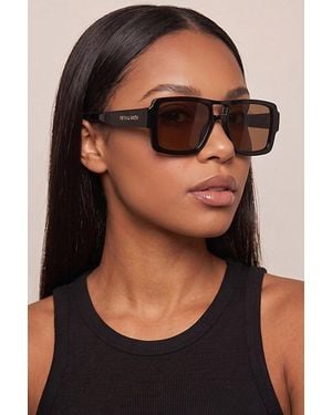 Fifth & Ninth Fifth & Ninth Jaelyn Square Polarized Sunglasses - Black