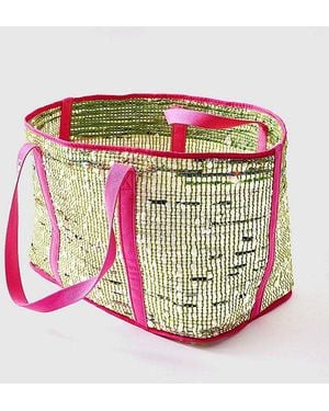ANYBAG Recycled Weekender Woven Tote Bag - Gray