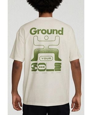 Nike M90 Ground Your Sole Graphic Tee - Natural