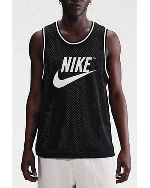 Nike Club Futura Reversible Mesh Tank Top - Black