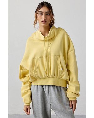 Out From Under Hear Me Out Drawstring Mockneck Pullover Top - Yellow