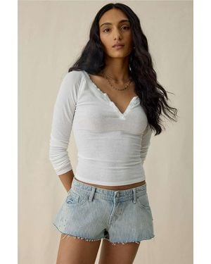 BDG Jenni Micro Shorts 24 At Urban Outfitters - Multicolour