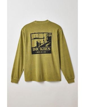 Dickies Harbor Graphic Long Sleeve Tee - Green