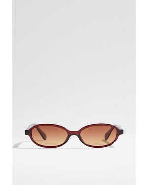 Miller Maroon Brown Osei Sunglasses