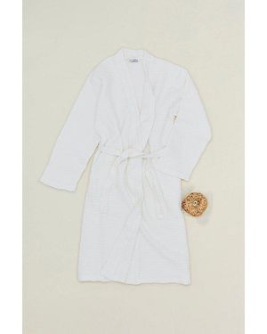 Hawkins New York Simple Waffle Robe - Natural