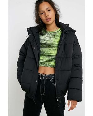 iets frans... Ongline Hooded Puffer Jacket - Black