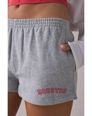 Out From Under City Goals Beach Bum Micro Sweat Shorts - Gray