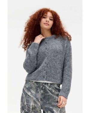 Urban Outfitters Uo Dakota Knit Cardigan - Grey