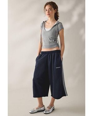 iets frans... Iets Frans. Iets Frans… Harri Piped Wide Leg Cropped Jogger Pants - Blue