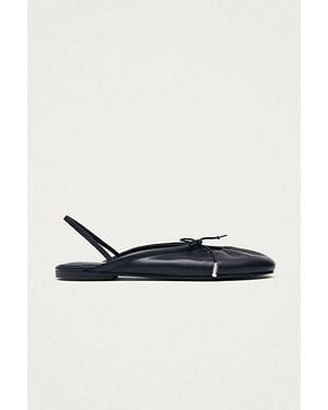 Alohas Oli Leather Ballet Flats - Blue