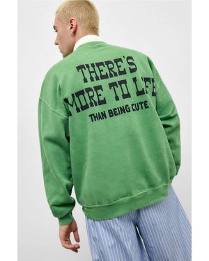 Urban Outfitters Uo Green Snoopy Sweatshirt