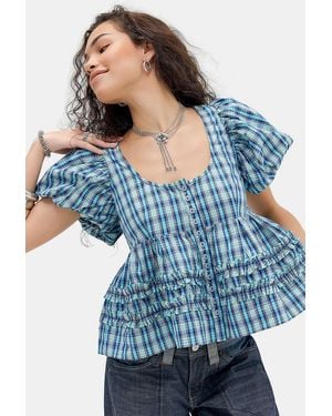 Damson Madder Blue Summer Joy Blouse