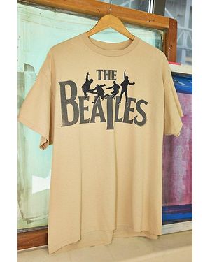 Urban Outfitters The Beatles Vintage Graphic Tee - Natural