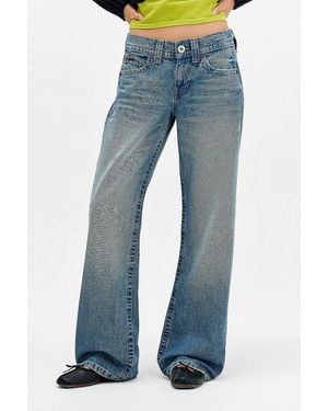 BDG Kayla Lowrider Jeans 24w 28l At Urban Outfitters - Blue