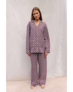 TBCo Cotton Pyjama Set Top - Purple