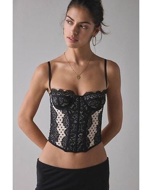 Out From Under Modern Love Corset - Gray