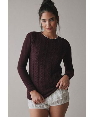 Vintage & ReMADE by UO Vintage By Uo Cable Knit Sweater - Multicolour