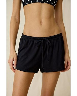 Out From Under Easy Mode Knit Pull-On Shorts - Black