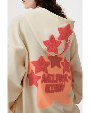 AELFRIC EDEN Vintage Embroidery Eden Star V303 Hoodie - Red