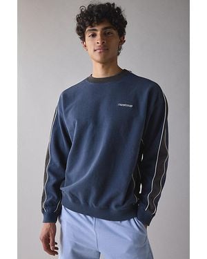 iets frans... Iets Frans. Iets Frans… Paneled Crew Neck Sweatshirt - Blue