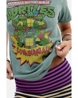 Urban Outfitters Uo Ninja Turtle Relaxed T-shirt - Green