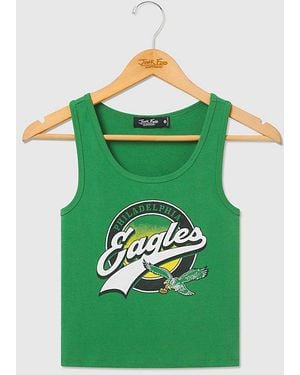 Junk Food Nfl Cropped Tank Top - Green