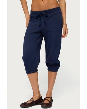 Edikted Deana Capri Sweatpants - Blue