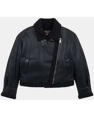 Alpha Industries Grove Relaxed Moto Jacket - Black